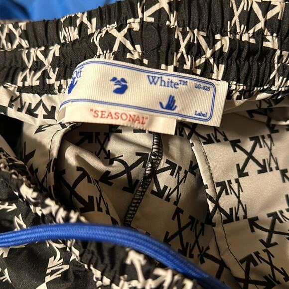 OFF-WHITE monogram nylon pants Black - Picture 7 of 16